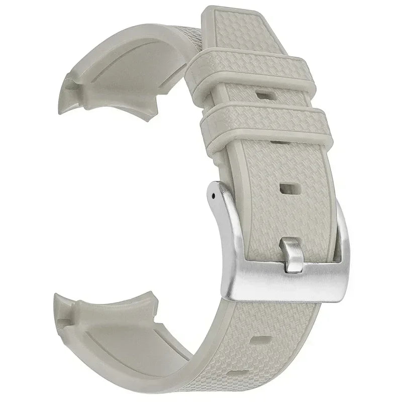 Watch Band for Omega X Swatch Joint MoonSwatch Speedmaster Curved End Rubber Silicone Strap Women Men Soft Sport Bracelet 20mm Qme BeS 20mm