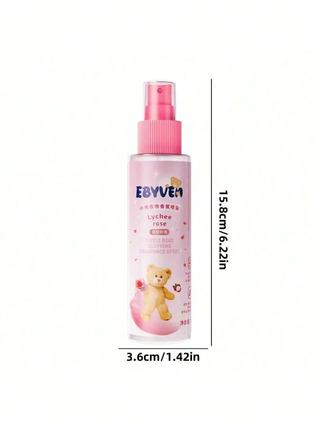 Clothing Fragrance Spray Milk Soap Jasmine Grapes Lychee Rose Blue Qme