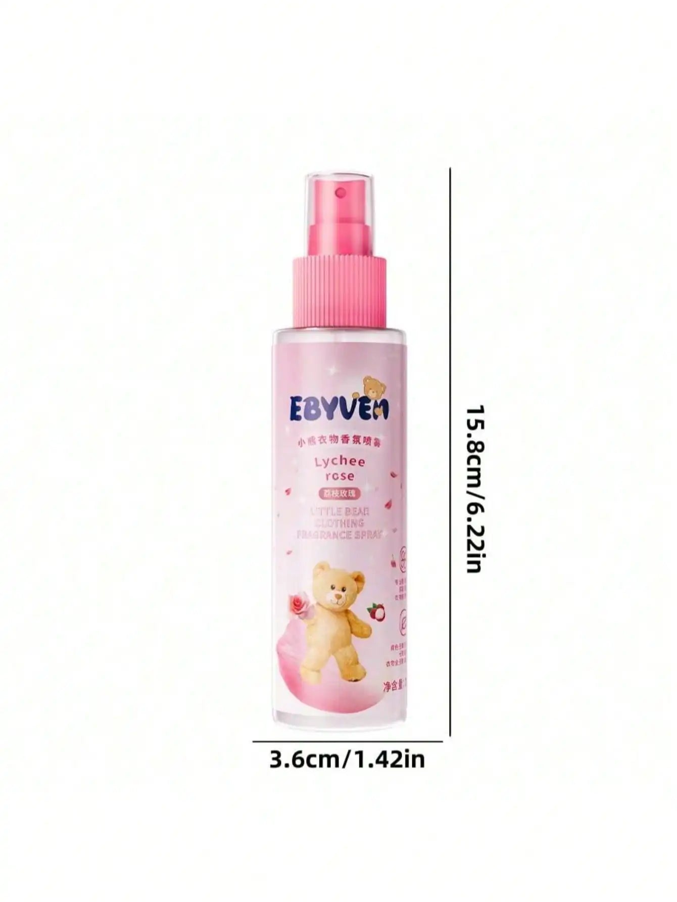 Clothing Fragrance Spray Milk Soap Jasmine Grapes Lychee Rose Blue Qme