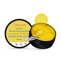 Turmeric vitamin C Eye Mask Anti Wrinkle Remove Dark Circle Eye Bags Puffiness Reduce Fine Line Firming Brightening Eye Patches Qme 1pcs