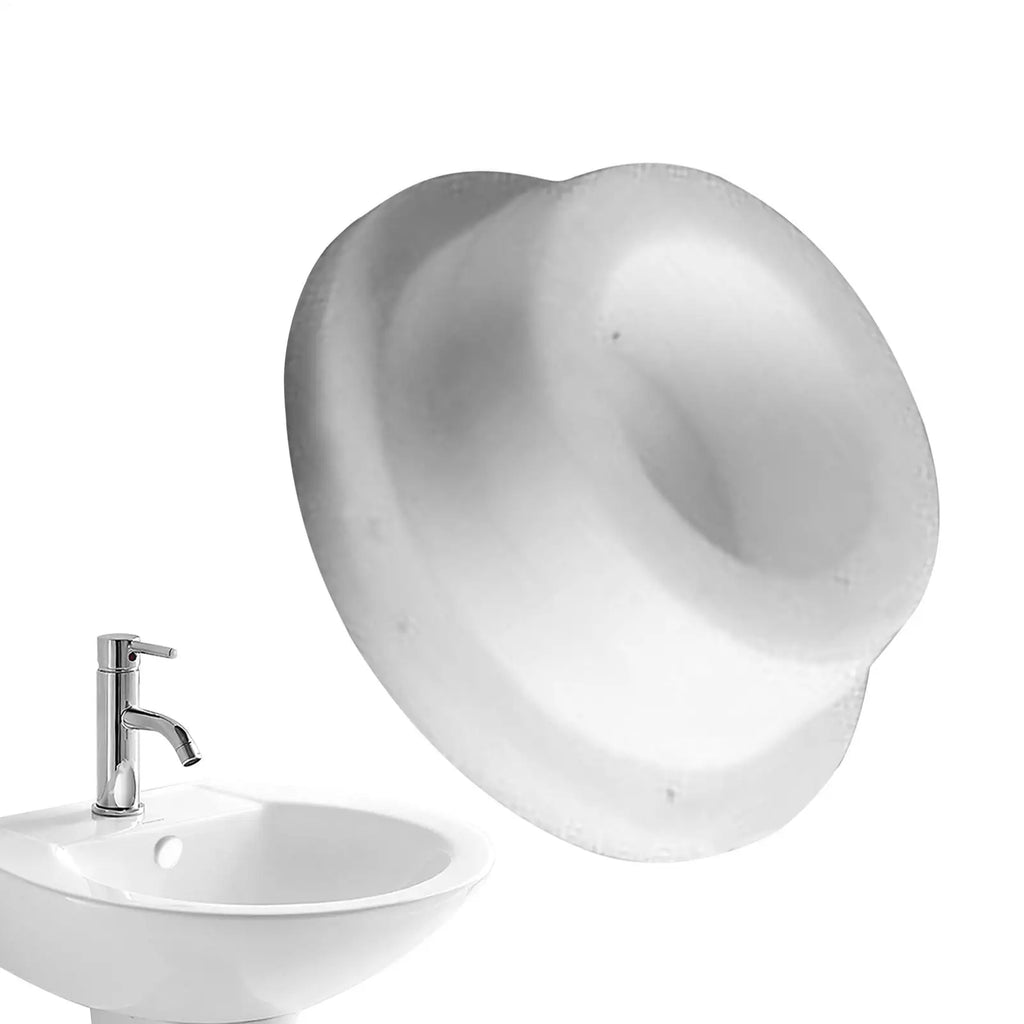 Sink Overflow Hole Cover Bathtub Drainage Insert Plug Water Basin Spillover Sealing Gadget for Toilet Kitchen Bathroom Supplies Qme