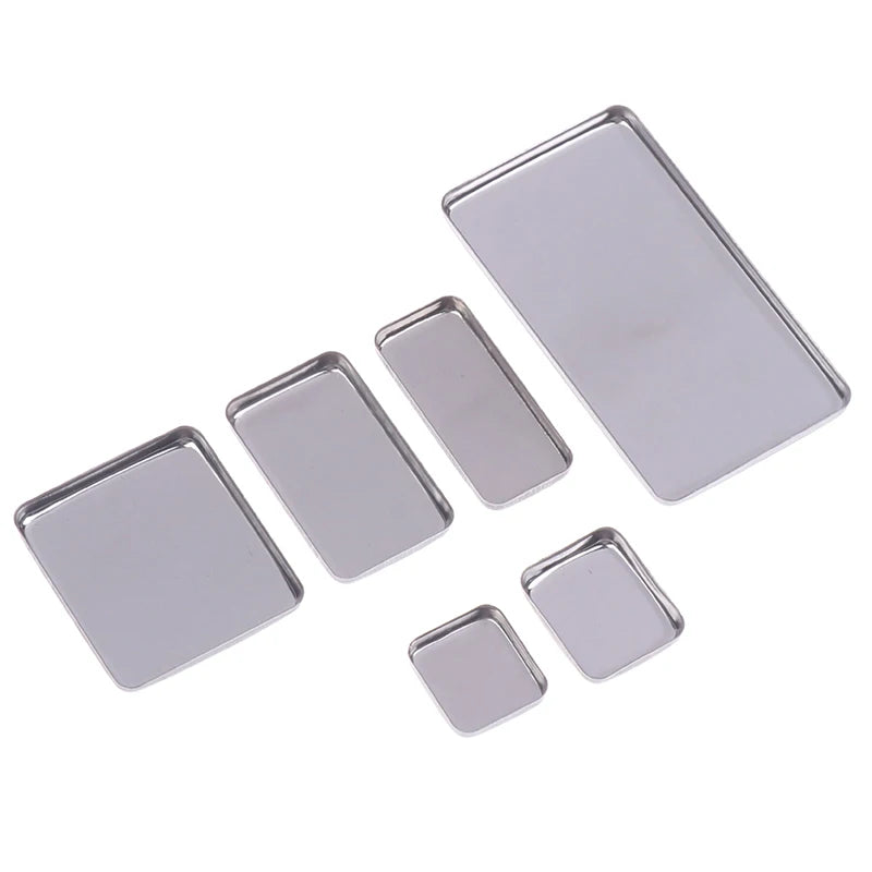 5 Empty Eyeshadow Tin Pans Makeup Palettes Square Palette Iron Cases Qme