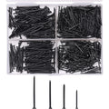 200PCS Multi-Size Nail Set for Walls Wood and Picture Frames Invisible Safety Screw for Cement Metal Nails Wood No Trace Fixator Qme a