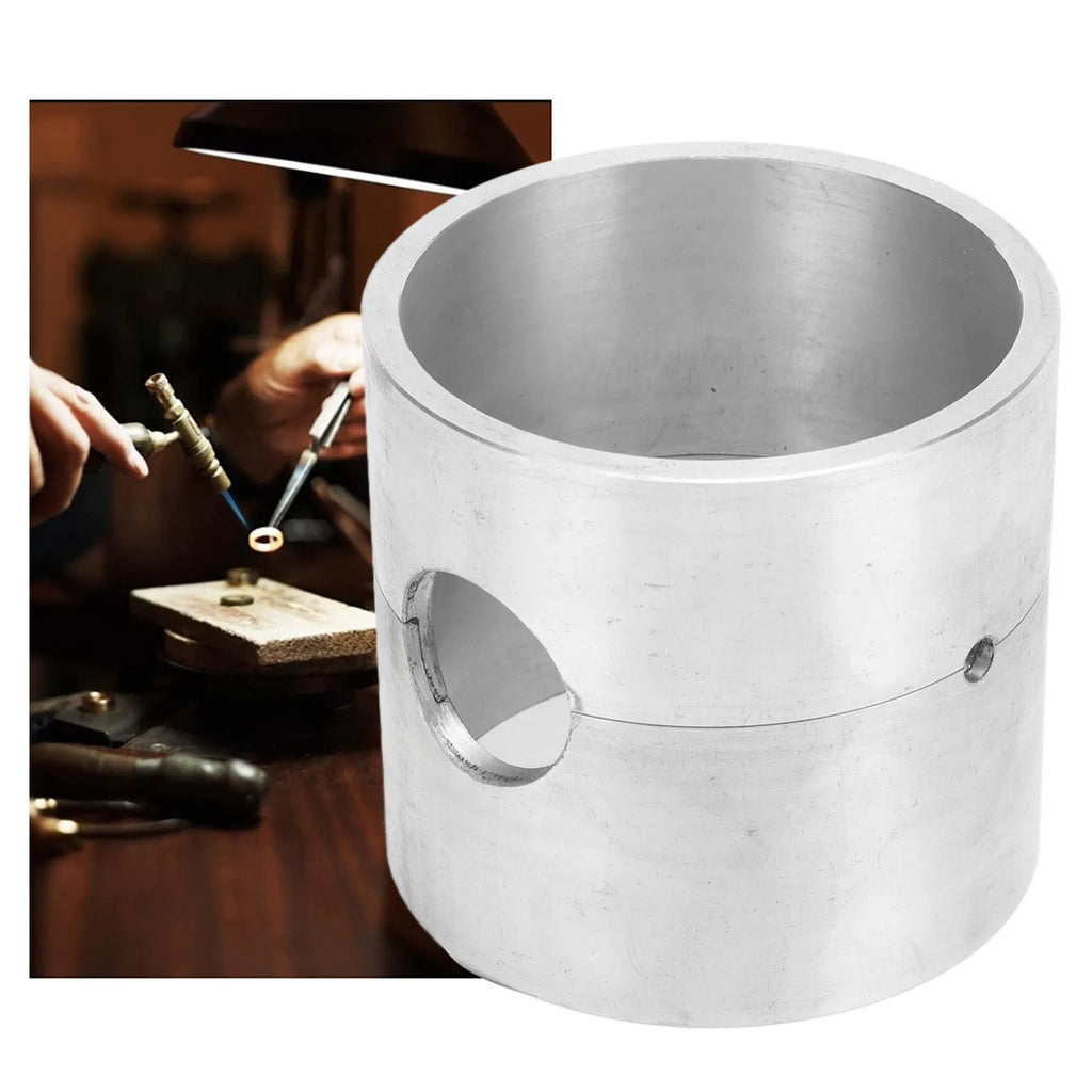 Jewelry Casting Pot Compact Easy To Operate Multifunctional Aluminum Alloy Jewelry Melting Casting Tool for Jewelry Repairing Qme