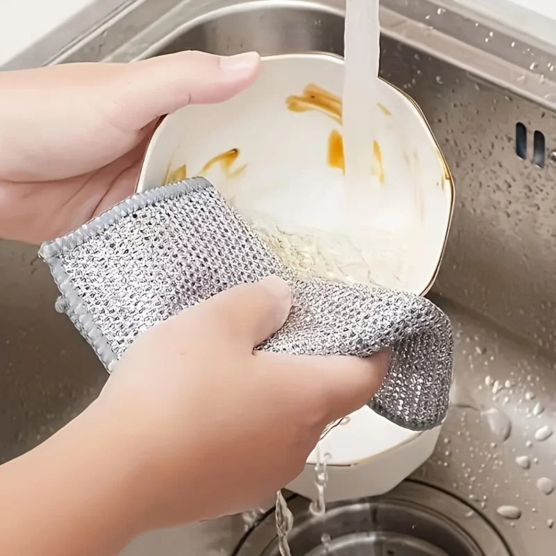 20 household kitchen silver wire cloths and kitchen steel wire cloths Qme