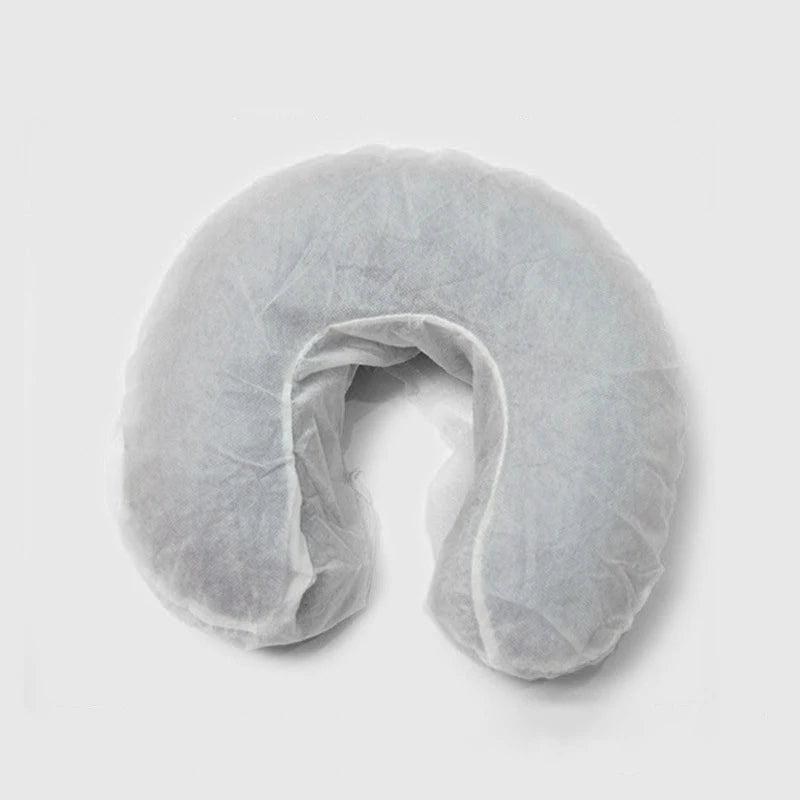 Headrest Covers Fitted Disposable Massage Face Rest Cradle White Qme