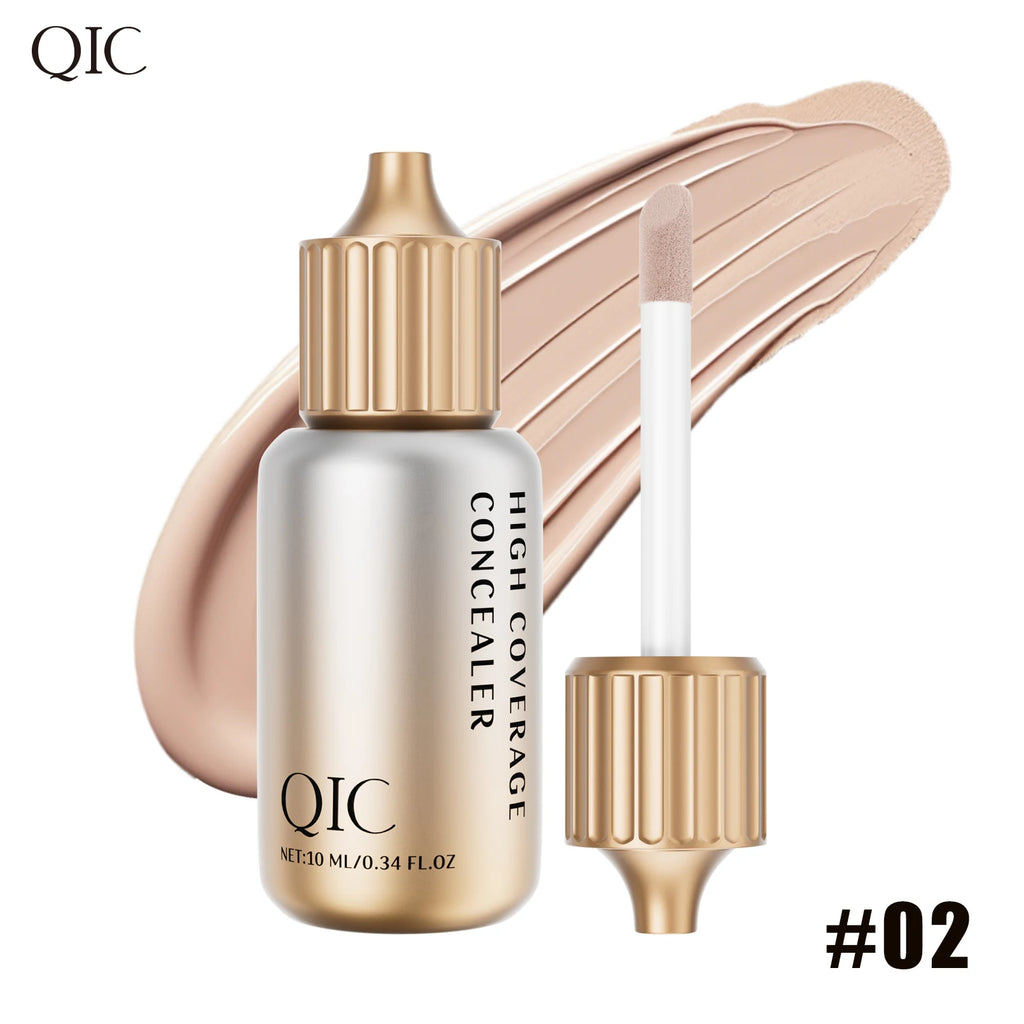 QIC Liquid Concealer Matte High Coverage Waterproof Oil Control Moisturizing Long Lasting Concealer Professional Face Makeup Qme Q531-2