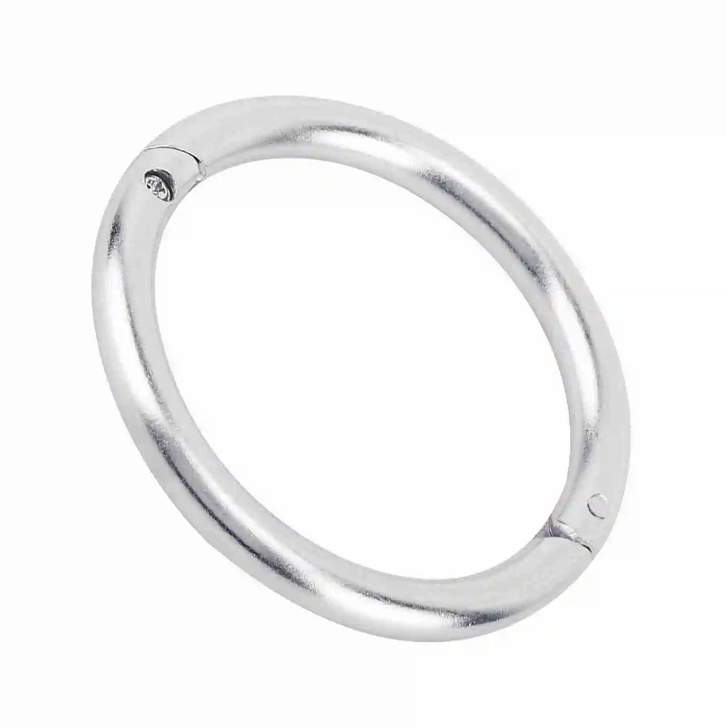 Stainless Steel Bull Cattle Nose Ring Durable Livestock Nose Loop Husbandry Tool for Farm Cattle Breeding Qme