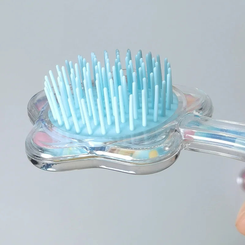 Kuro Mi Cartoon-Printed Comb Student-Style Cushioned “Shake-and-Play” Air-Cushion Comb Anti-Static Comb for Reducing Frizz Qme