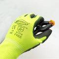 5pairs 500 Labor Protection Rubber Gloves Elastic Anti-slip Wear-resistant Soft Breathable Latex Foam Qme 5 pairs