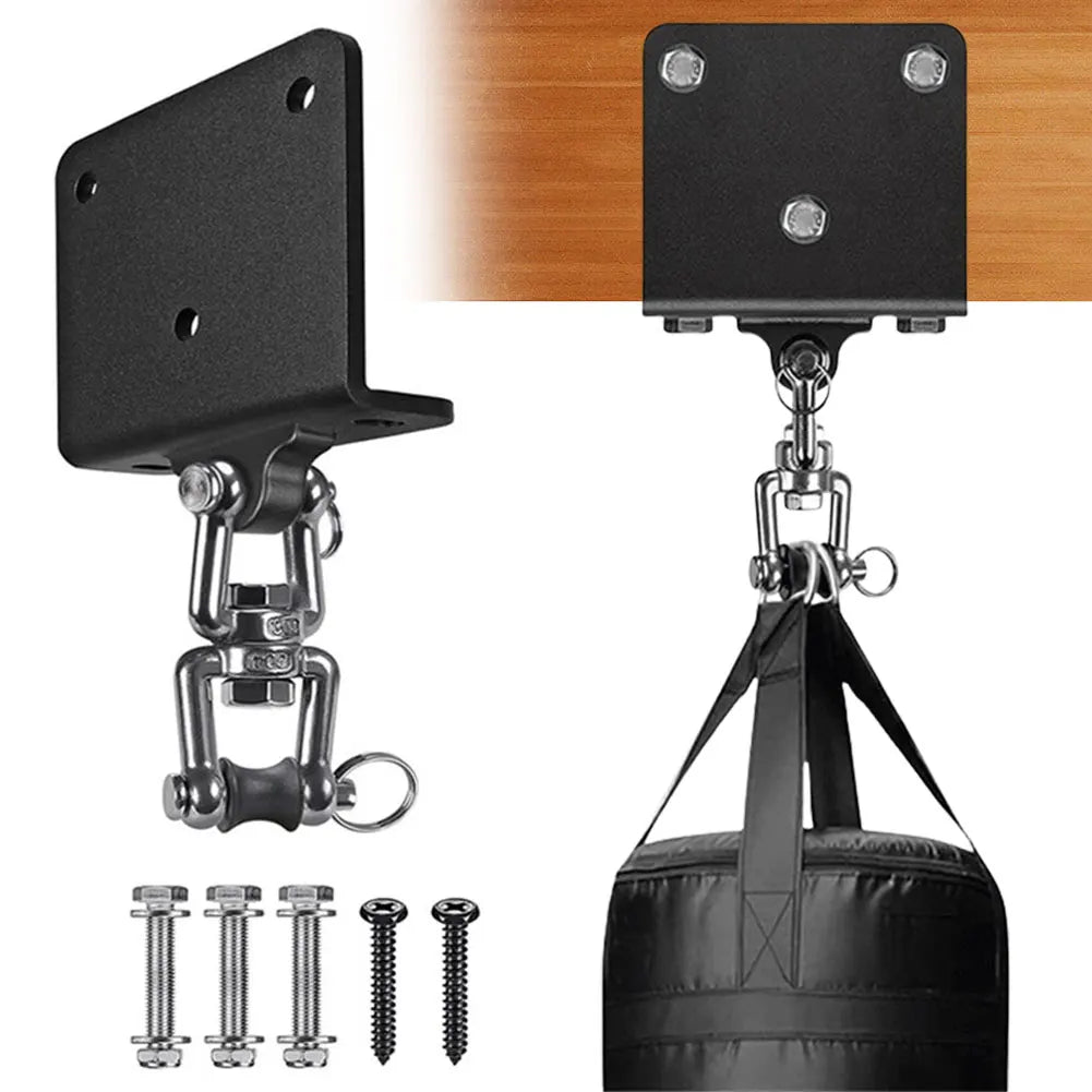 Punching Bag Hanger 360 Degree Rotation Boxing Bag Ceiling Mount Heavy Bag Hanger for Heavy Bag Gym Swing and Hammock Qme