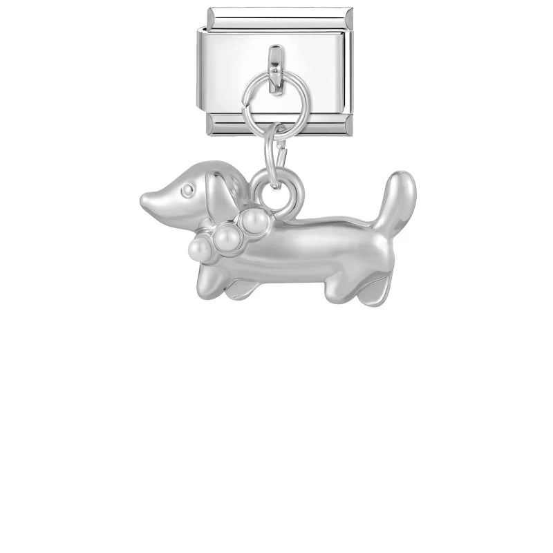 Wholesale Y2K Cute Yellow Duck Pendantred Mushroom Italian Charm