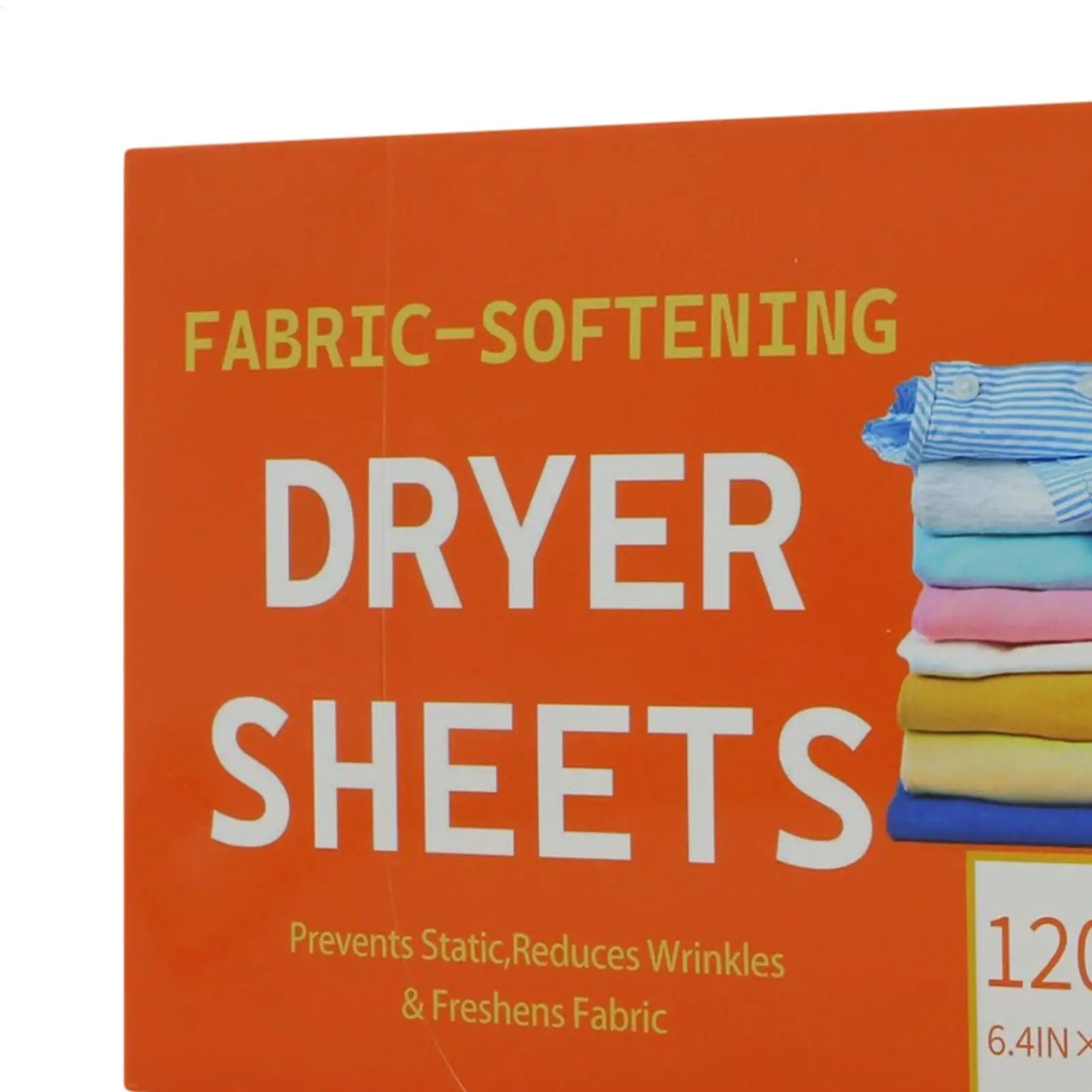Fabric Softener Sheets 120 Pieces Scented Sheets for Washing Clothes Fabric Smoothing Tablets for Dryer Apartment Washer Qme