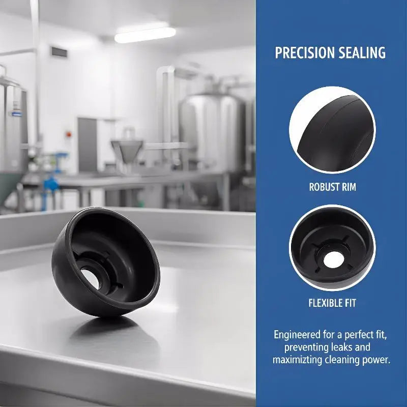 Replacement Silicone Cup for Milking Systems - Rubber Cleaning Tray Liner (54MM/56MM/58MM) - Essential Dairy Equipment Qme