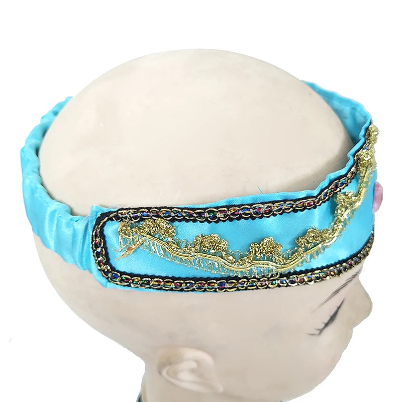 Captivating Jasmine Blue Crystal Headbands Girls Ideal Arabian Qme