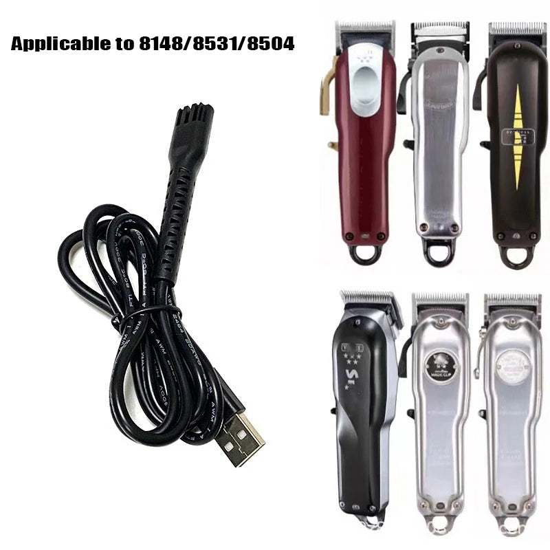 5V USB Charging Cable Adapter Electric Hair Clippers Power Supply Qme onesize