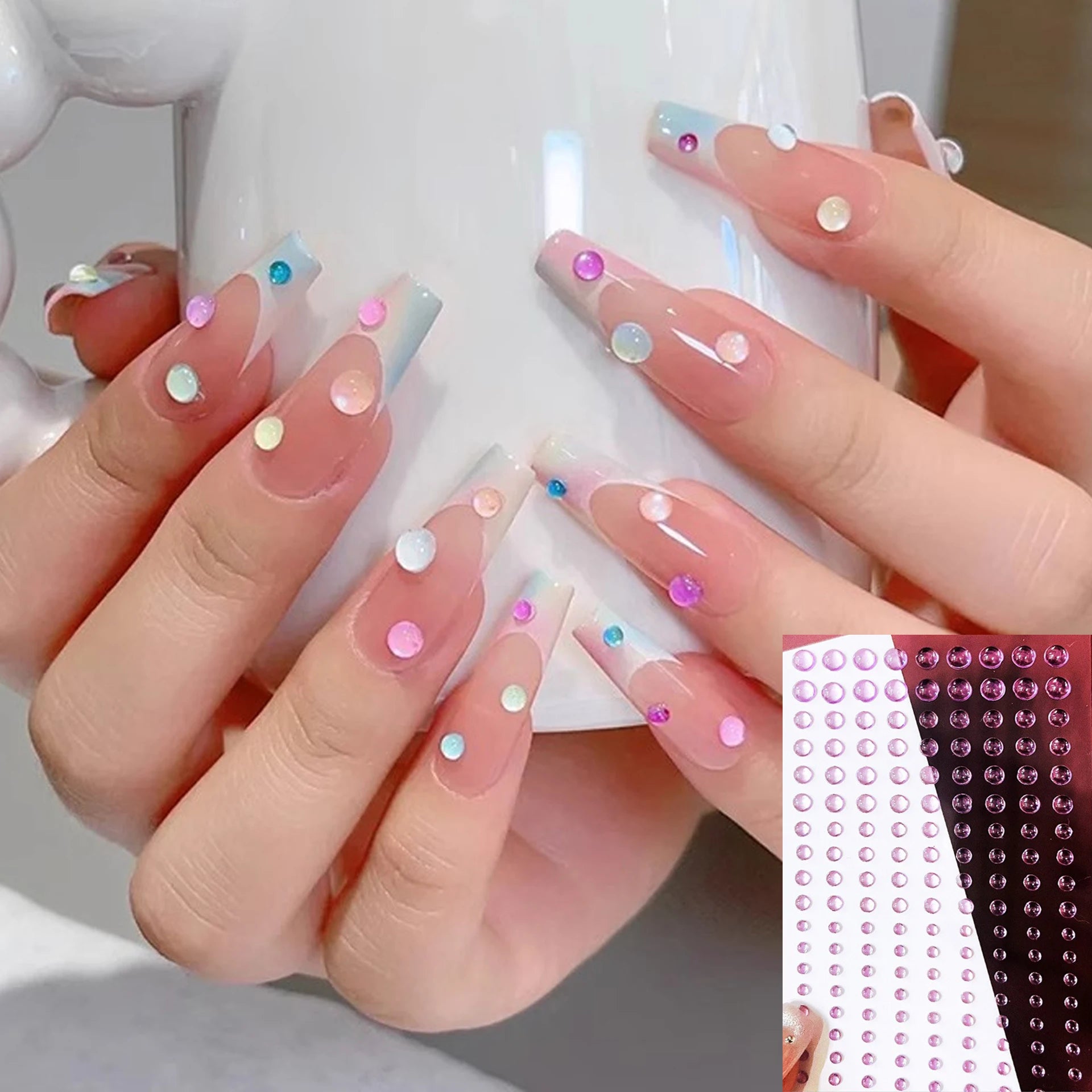 Multi Size Crystal Water Drop Stickers 3D Teardrop Clear Resin Glass Self Adhesive Makeup Tattoo Sticker for Party Stage Cosplay Qme