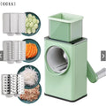 Multifunction Vegetable Cutter Stainless Steel Panel Hand Crank Qme Default Title
