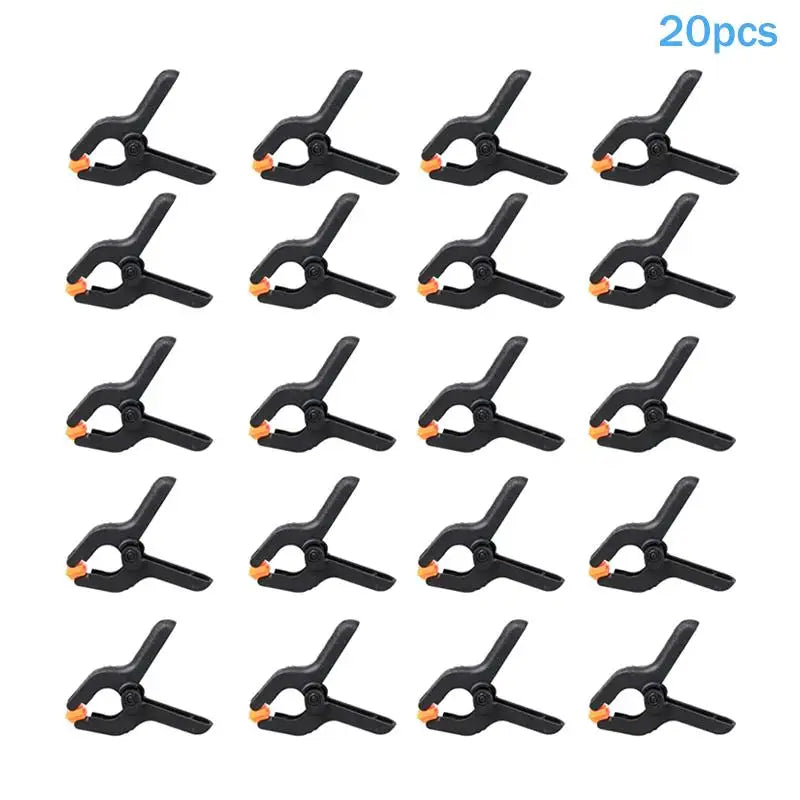 10 Spring Clamps Heavy Duty Plastic Background Muslin Canvas Paper Qme A20
