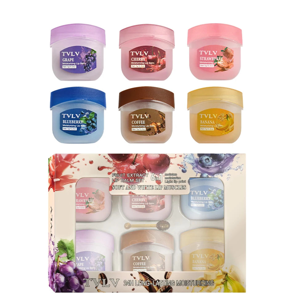 4 6 8-in-1 Nourishing Lipstick Can Deeply Moisturize Lips Keep Them Qme 6PCS