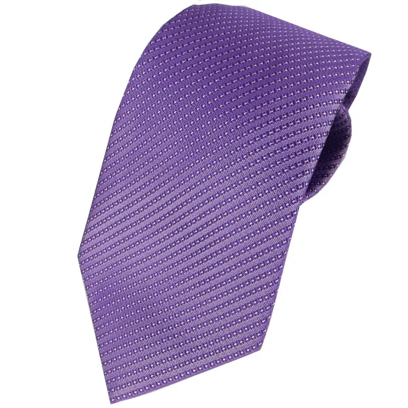 Purple Tie Norvety Floral Stripe Elegant Necktie Tuxedo Fashion Qme RT5