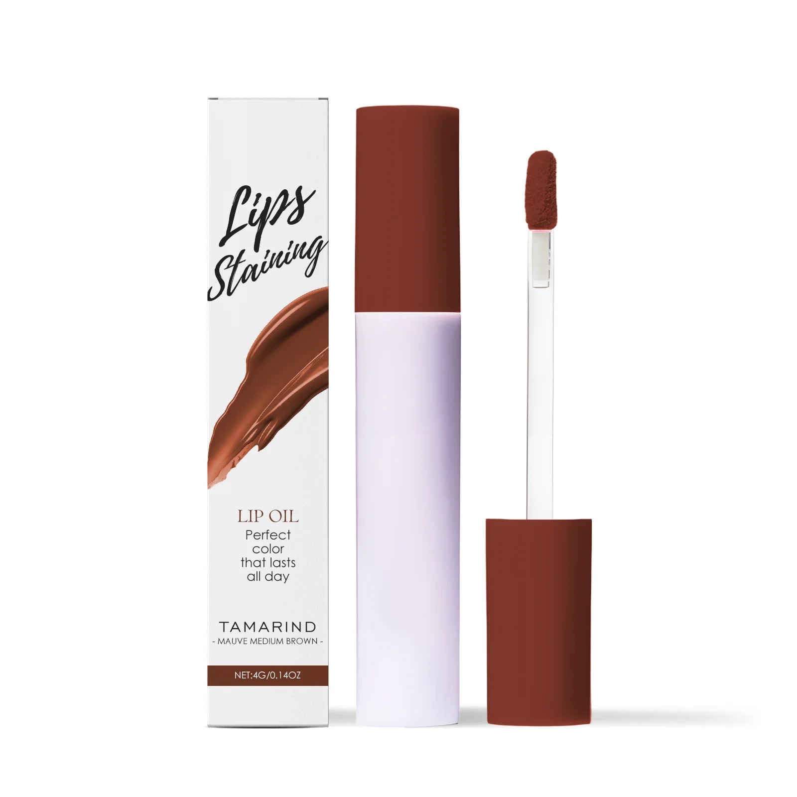 Lips Staining Mirror Lip Oil Gloss Long-Lasting Moisturizing Waterproof Non-stick Cup Makeup Lip Cosmetics Sexy Lips Plumper Qme TAMARIND