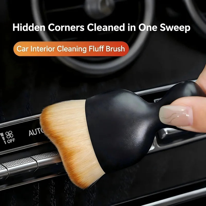 Factory Price Custom Logo Soft Portable Car Cleaning Brush Nylon Tool Qme
