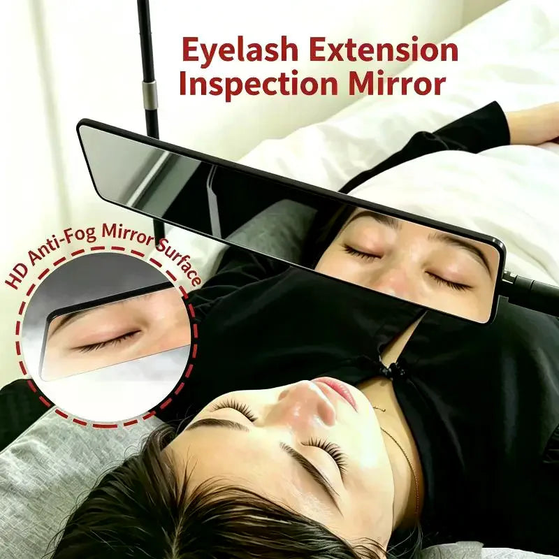 Professional Eyelash Extension Inspection Mirror HD Anti-fog Long Qme