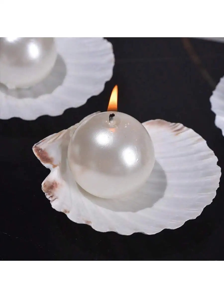 Bursting Oceanic Pearl Shell Aroma Candles Instagrammable High-end Qme