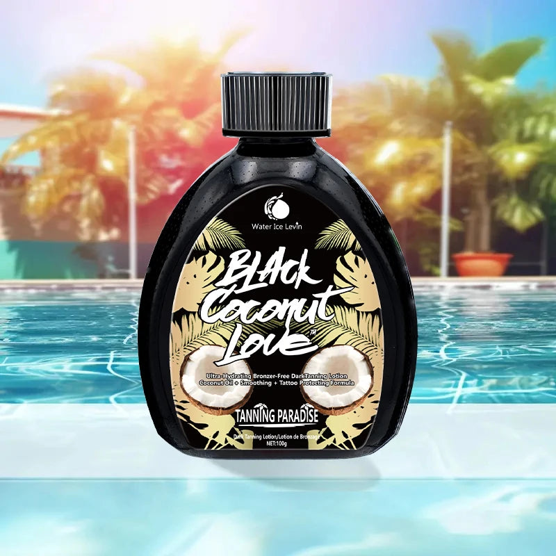 Tanning Lotion - Rich in Ceramide, Glycerin, Mineral Oils, and Collagen, It Moisturizes the Skin and Allows You to Achieve a Coppery and Deep Brown Color Qme