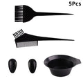 5 7 Hair Coloring Kits Home Salon Dyeing Comb Bowl Brush Cream Earcap Qme 5Pcs