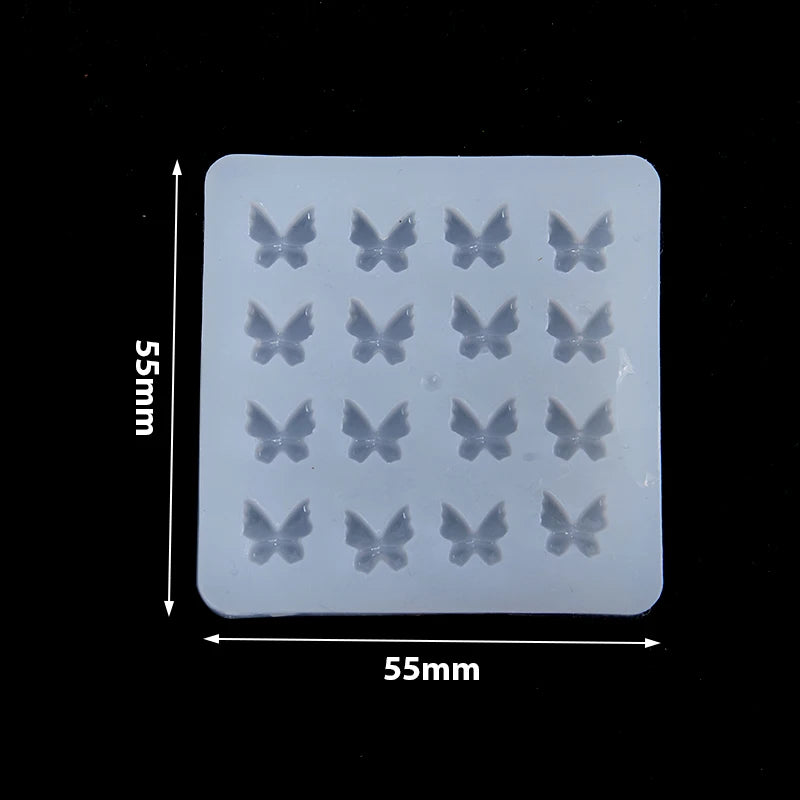 Butterfly Shape Epoxy Resin Molds Pendant Silcone Moulds DIY Jewelry Qme