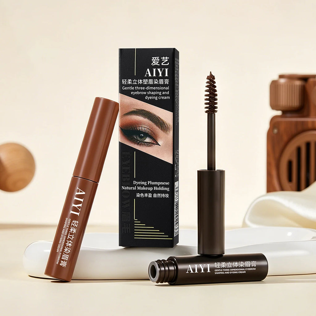All Day Wear Eyebrow Dye Cream AIYI Waterproof Natural 3D Brow Qme
