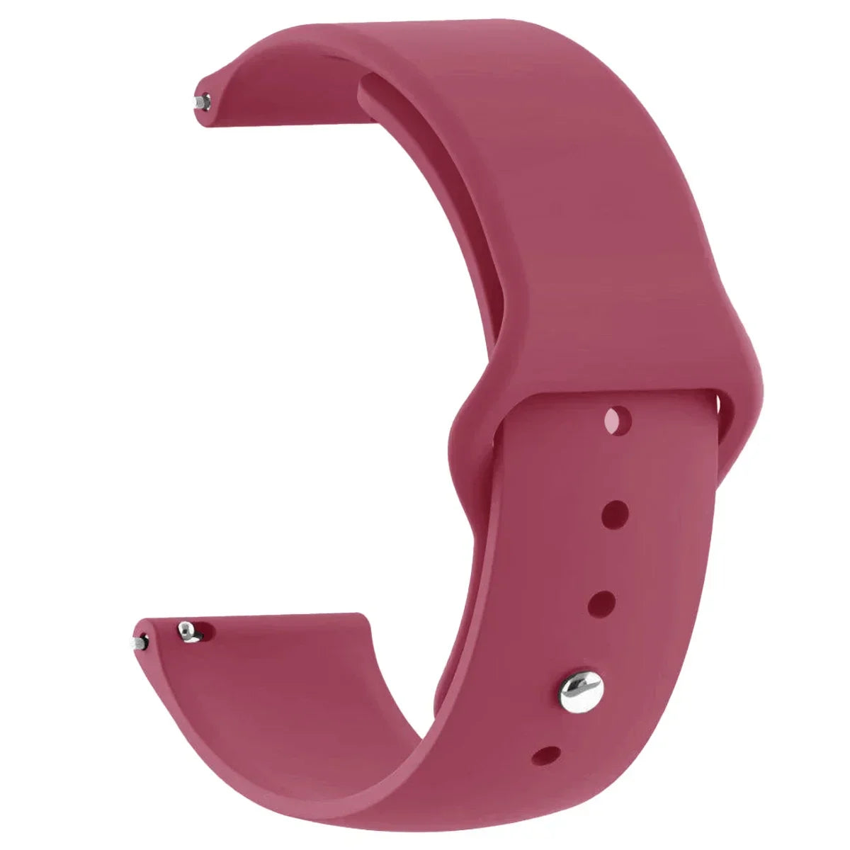 Watch Strap For Samsung Galaxy watch 6 4 5 pro/4 Classic/Active 2/Gear S3 frontier 20mm 22mm Silicone bracelet Huawei gt2 3 band Qme Wine R 20mm