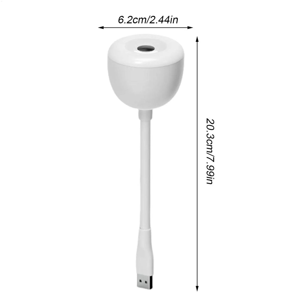 Projector Light Bedside Lamp USB Moon Projection Night 3 Modes Qme