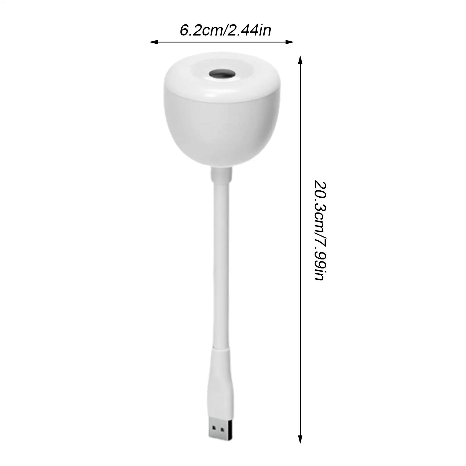 Projector Light Bedside Lamp USB Moon Projection Night 3 Modes Qme