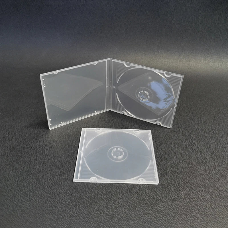 Readstar Transparent PP Ultrathin Standard DVD Case CD Package Qme one size