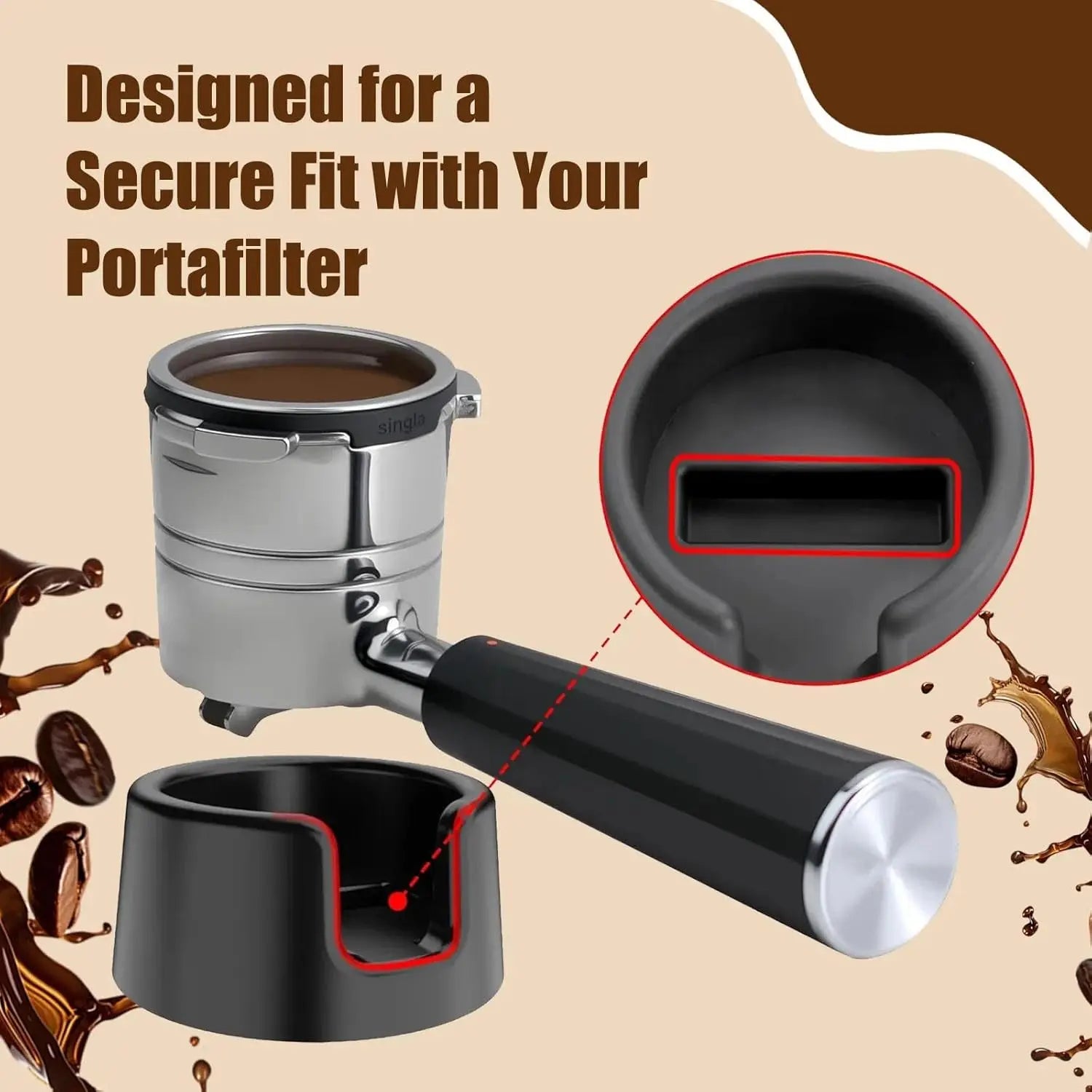 Espresso Tamping Station Compatible Ninja Luxe Cafe ES601 ES701 Qme
