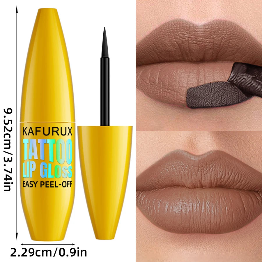 7 Colors Long Lasting Lip Inks Korean Matte Tint Peel Off Lips Stick Qme