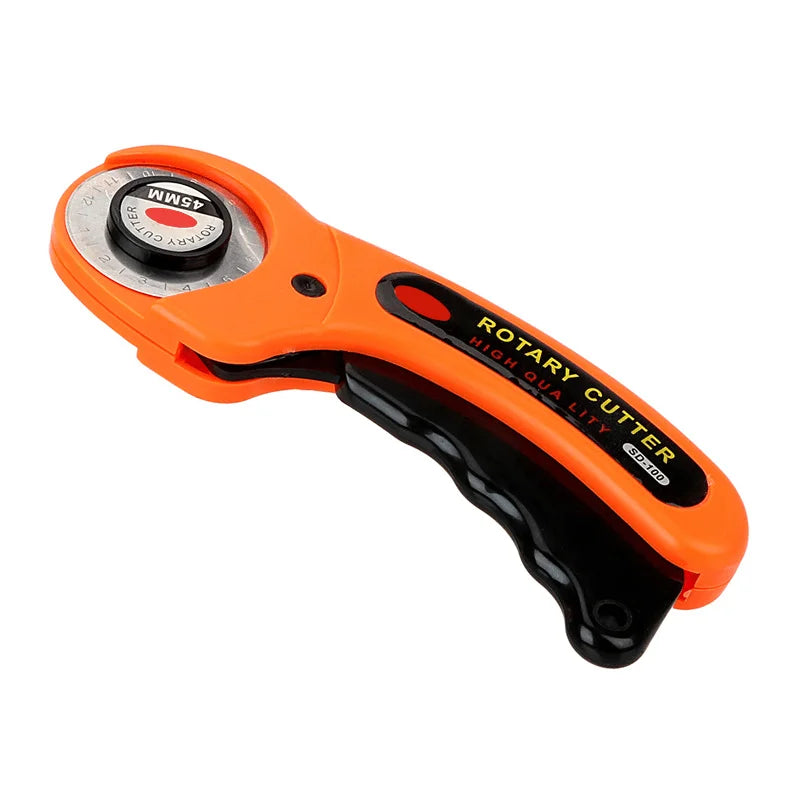 Rotating fabric cutter,cardboard sewing,quilting,roller fabric cutting, tailor scissors tool, dress and clothing making DIY tool Qme 1pc