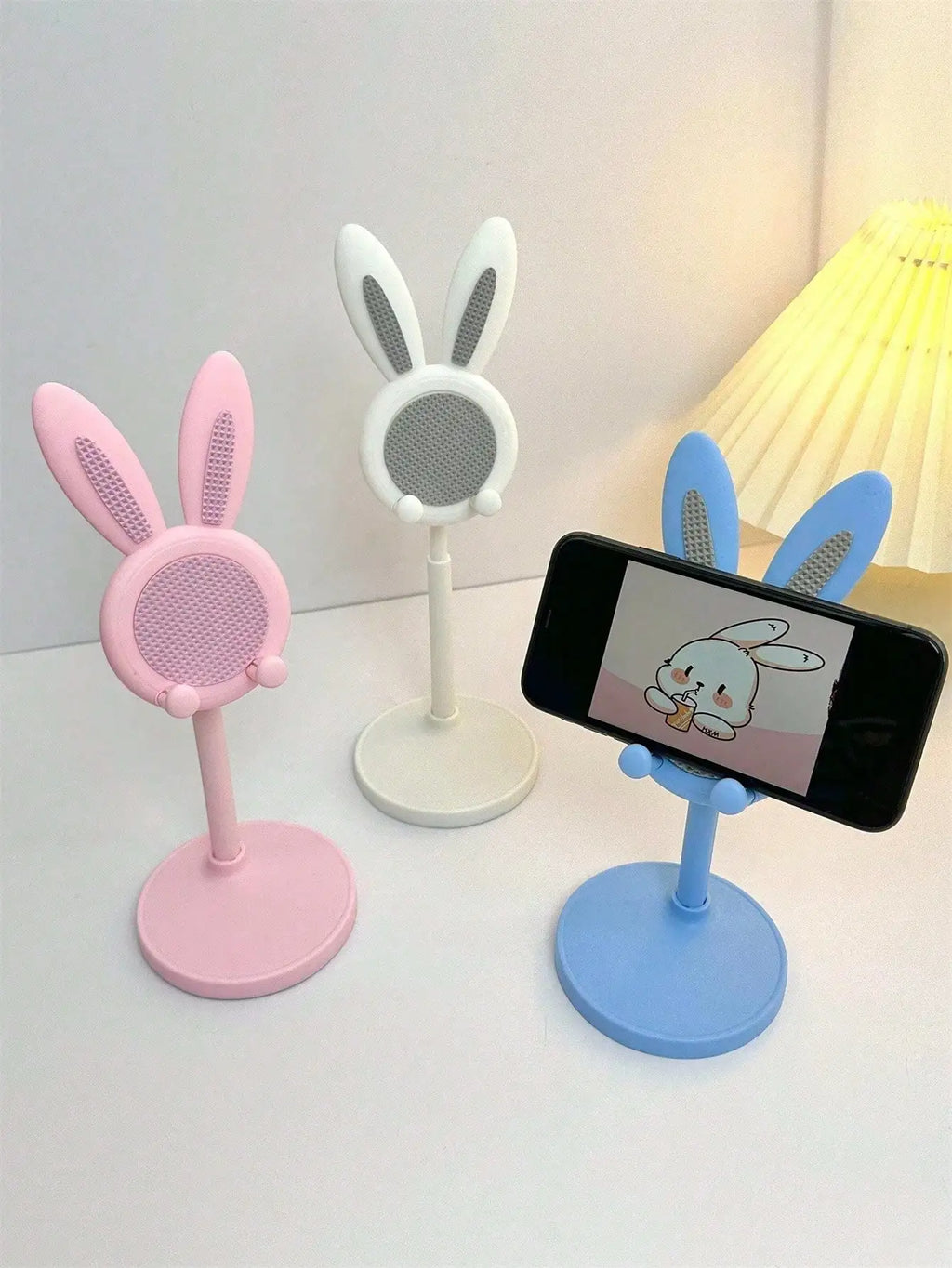 Cartoon Rabbit Desktop Phone Stand Multi-functional IPad Adjustable Qme