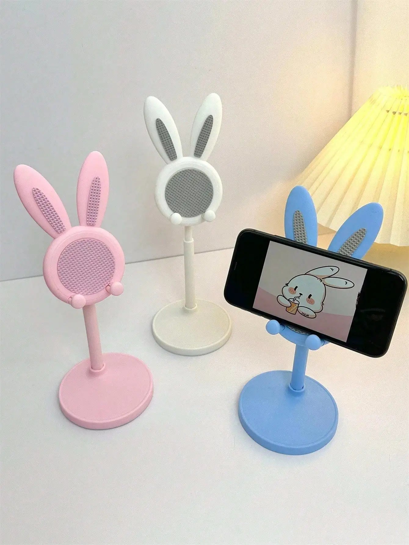 Cartoon Rabbit Desktop Phone Stand Multi-functional IPad Adjustable Qme
