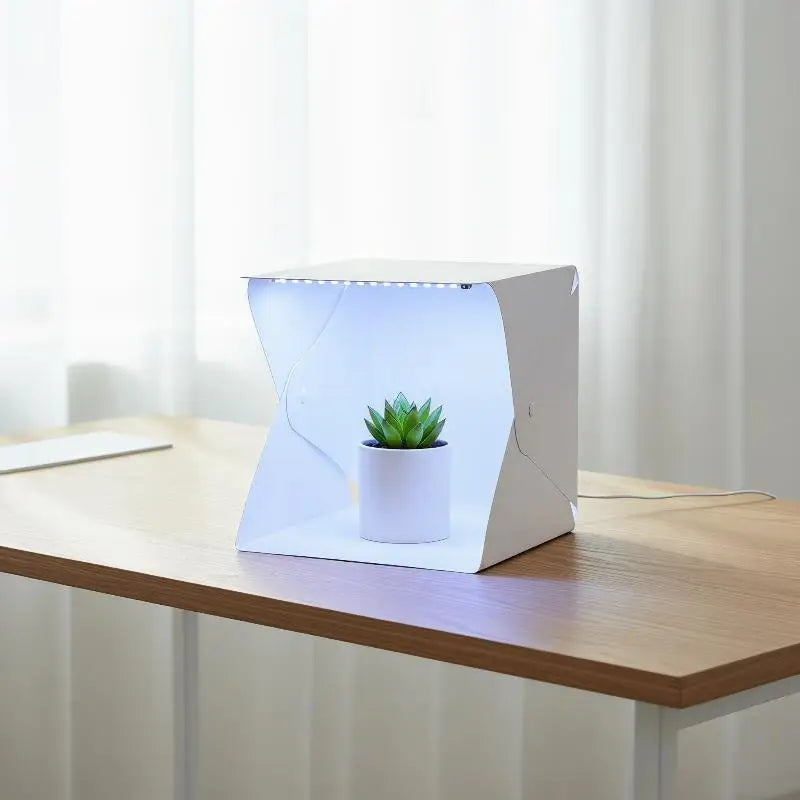 Portable LED Photo Studio Light Box Foldable Photography Tent USB Qme