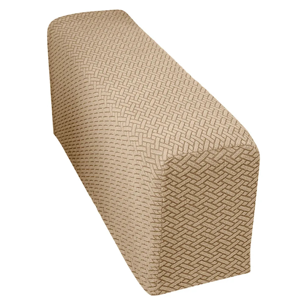 Couch Arm Covers Washable Armchair Slipcovers Checkered Pattern Armrests Chair Covers Suitable for Chairs and Sofas Qme Coffee