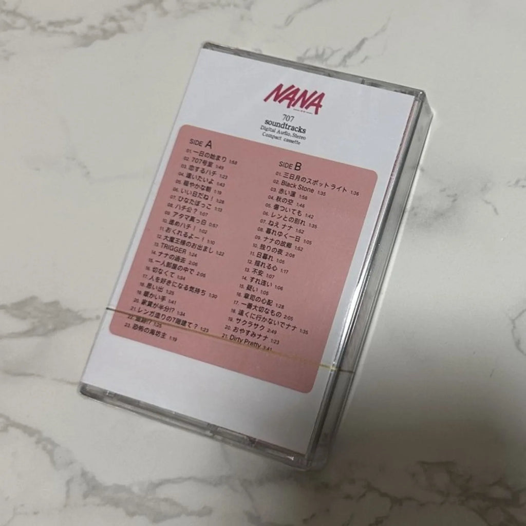 Classic Shoujo Manga "NANA" 2-Tape Soundtrack Set, Set or Single Available,Featuring Rock-Style Theme Songs & Emotional Scores Qme
