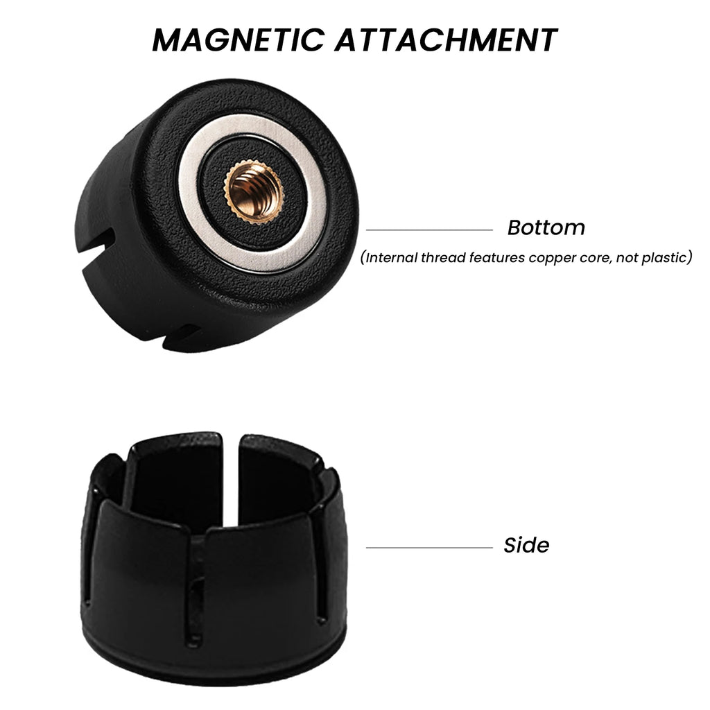 1-5Pcs Portable Lantern Base Supplies for GZ Accessory Magnetic Flashlight Lantern Base Transfer Adapter Flashlight Light Holder Qme