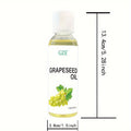GZE Grapeseed Oil, Skin Care for Sensitive Skin, Light Silky Moisturizer for All Skin Type, Hair Strengthens Vegan Thickening Qme GZE129