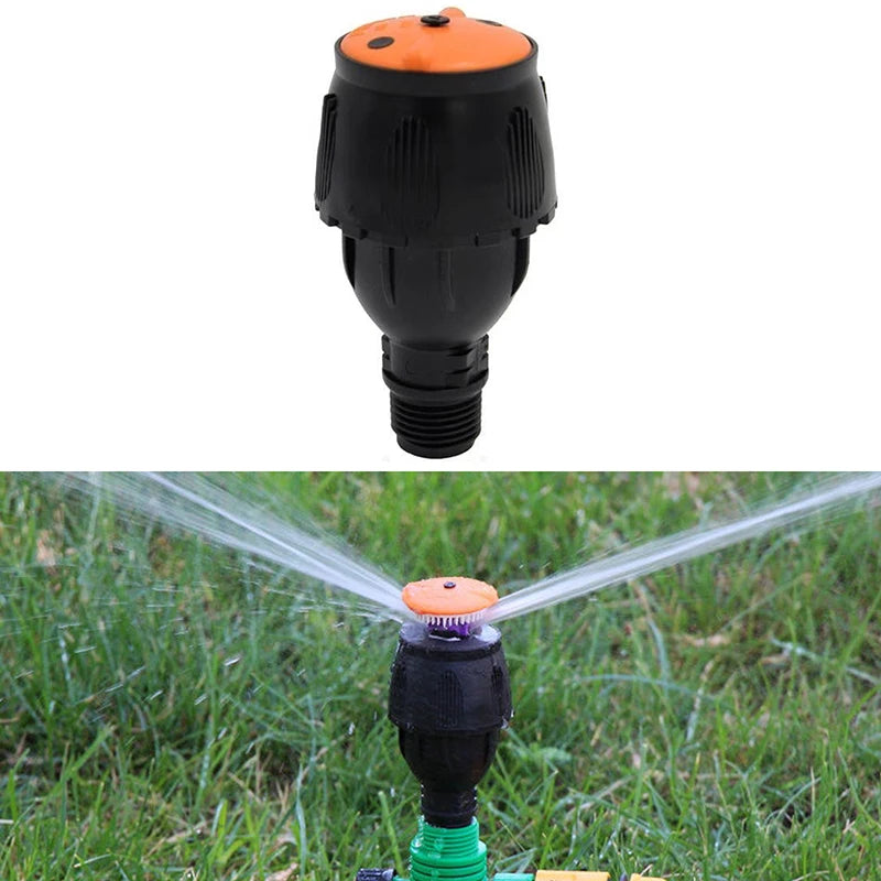 .1Pc Garden Lawn Rotating Sprinkler Scattering Nozzle 360 Degree Automatic Rotating Irrigation Sprinklers. Qme