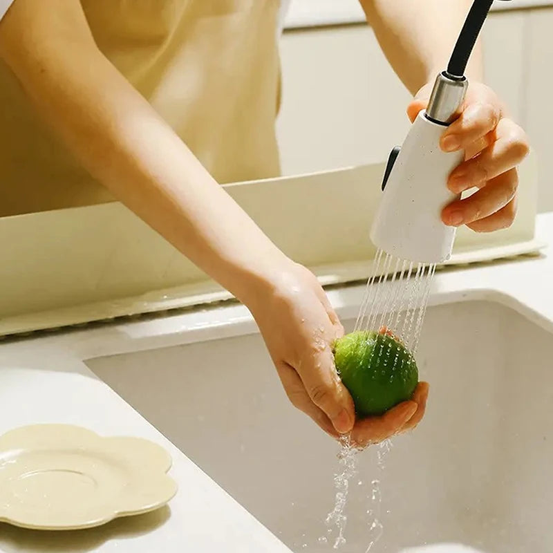 1 PCS Silicone Sink Splash Guard With Suction Cup Sink Baffle Splash Guard Splash Protector For Kitchen Island And Bathroom Qme