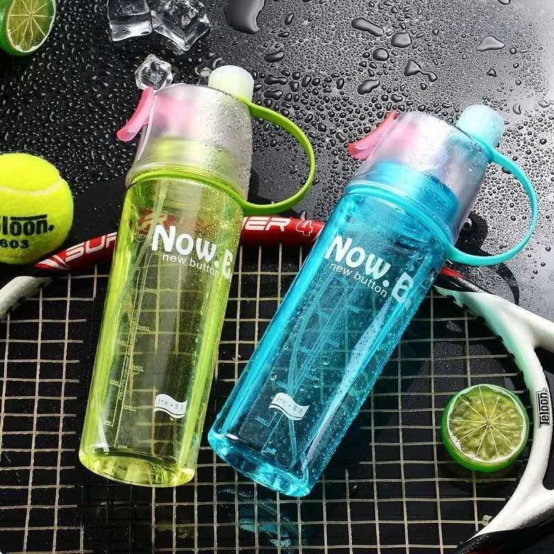 Sports Water Bottle Spray Cup Outdoor Portable Kettles Jug Large Qme